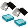 VRTYVEYBB Filtro al carbone per aspirapolvere Miele CX1 Series Boost CX1 Active Allergy Cat & Dog Parquet sostituisce 11639240 SF-HY 60 11639250 CX-FSF con 2 filtri HEPA e polveri sottili (2 set)