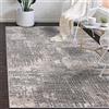 Mazovia Tappeto Salotto Moderno Astratto Pelo Corto - Tappeti Soggiorno Turchi Originali - Tappeti Camera da Letto - Tappeti Salotto Grandi Dimensioni - Crema Grigio 140x200 cm