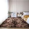 XUEDNGM Tappeto per Soggiorno Tappeti Camera da Letto 50 x 150 cm Unicolore Lavabile Morbido, Soffici, Antiscivolo, Moderno Tappeto Camera da Letto Antiscivolo Modern Tappeto, Marrone