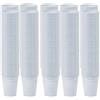 Generico 1000 Bicchieri Bianchi in Plastica per Acqua 200 CC 10 Confezioni da 100 pz Cadauna (Bianco 200cc)