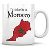 IKJHG Marocco Gift Tazza Marocchina Mappa Marocco Orgoglio Marocco Bandiera Marocco Perfetta Marocchino Arabo Tazza da caffè Casablanca Marocco 325 ml