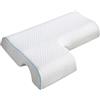 Generic Cuscino per Coppie con Foro per Le Braccia per Un Riposo Confortevole, Blu Bordato a Destra