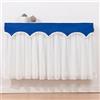 JINGSHIQIAOPL Copritermosifone Moderni In Pizzo, Protezione Antipolvere per Radiatori In Morbido Tessuto di Poliestere, Copri Termosifone Stoffa per La Decorazione Della Casa(Blue,60cm/24in)