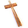 medina mood Bacchette per sushi, 23 cm, set a scelta, chopsticks, fatti a mano in legno d'ulivo, regalo (set 2: 2 bastoncini per sushi + supporti)
