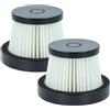 vhbw 2x filtro compatibile con BuTure JR700, JR400 aspirapolvere a mano - unità filtrante