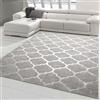 Teppich-Traum Tappeto da salotto in stile vintage con motivo marocchino in grigio Größe 200 x 290 cm
