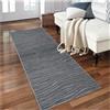 Siunwdiy Tappeto Runner Grigio 60 x 240cm Geometrico Antiscivolo Lavabile per Cucina Corridoio Ingresso, Passatoia Moderna, Ideale per Soggiorno Camera da Letto Bagno e Zone Alta Frequentazione