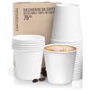 CARTOSPEDÌA - 2000 Bicchierini Caffè Carta, 75 ml, Bicchieri Caffe Monouso Biodegradabili per Espresso, Accessori Caffe indispensabili, Espresso Cup Made in Italy 100%, Total White
