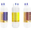 FilterTech 3EA - Filtro dell'acqua di ricambio compatibile per Coway CHP-250L / CHP-260L / CHP-270L
