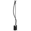 SteamOne Minilys Plus Stiro Verticale Compatto, Piastra Acciaio Inox, 1900 W, Serbatoio 0.9 L, Appendiabiti Pinze per Pantaloni, Mini Tavoletta Stiro, Spazzola Leva Pelucchi, Guanto Protezione, Nero