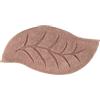 Saniplast Magnolia tappeto bagno tinta unita 55x100 cm a forma di foglia - colore rosa agè