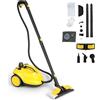SOARS Potente Pulitore a Vapore 2000W, 14 Accessori, Pressione Massima 5 Bar, Temperatura 160℃, Riscaldamento Rapido 8 Minuti, Serbatoio 1,8L, per Pavimenti, Divani, Cucina, Superficie 108 m² (Giallo)