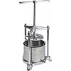 La zappa Torchietto premitutto in Inox e Alluminio, adatto come pressa per liquore, frutta ed olive (1,5 lt)