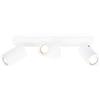 Ledvion Faretto LED Soffitto Bianco 3 luci Rettangolare attacco GU10 4000K