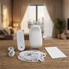 ARMYJY Apri tenda elettrico, 4000 mAh, ricaricabile, 6 mesi di autonomia, con telecomando, per asta romana TU Rail I Rail Auto Curtain Motor (1 pz palo romano)