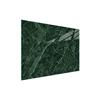 DarHaus Tagliere da cucina in vetro temperato, Copri-piano cottura a induzione, piano decorativo universale 40x30 cm, Verde marmo