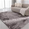 Interiyou Tappeto salotto pelo corto Fargo - 200x290 cm Grigio - Morbid in pelliccia sintetica - Lavabile e antiscivolo - Corto e soffice