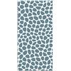 Panorama Tappeto Vinile Cucina Bagno - Varie Dimensioni - (Motivo Pietre Blu 80x150 cm)