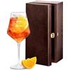 Maverton Calice per spritz aperol - Incisione laser regalo donna compleanno - In vetro 530 ml o 350 ml - Calici personalizzati con nome - Idee regalo Lei per ogni occasione speciale - Aperol Time