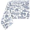 Confezioni Giuliana Conf. Giuliana - Tovaglia TOILE DE JOUY blu classico vintage country francese 140x140/180/240/300/360-140x140