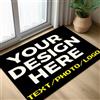 Generic Tappeti con logo personalizzato per camera da letto, ufficio e affari, tappeti personalizzati, tappetini e tappetini di benvenuto per la decorazione domestica