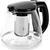 KARL HAUSMANN Teiera in Vetro 1,5L con Infusore - Tisaniera con Filtro per Tè, Tisane e Caffè | Vetro Resistente al Calore, Beccuccio Antigoccia, Lavabile in Lavastoviglie