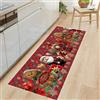 Masters House Biancheria per la Casa Masters House Tappeto Cucina Antiscivolo Passatoia Lavabile Stampa Digitale HD 3D Motivo Natale Orsetto MArry Christmas in Poliestere, Resistente, Facile da Pulire, 100% Made in Italy (52x180)