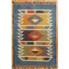 Ripaz Vogue - Tappeto Kilim di lana di iuta naturale, aspetto rustico intrecciato a mano, tappeto per soggiorno e corridoio, 60 x 90 cm