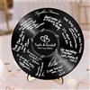 Smallduuck Libro degli ospiti di nozze personalizzato alternativo personalizzato record di legno libro degli ospiti di nozze ricevimento matrimonio libro degli ospiti segni cornice per baby shower anniversario