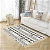 Tomifine Tappeto da Cucina, Bohémien Tappeti con Nappe Tessuto Lavabile Antiscivolo Tappeto per Ingresso, Soggiorno, Camera da letto (90x180 cm,A05)