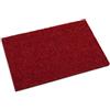 Entrando Zerbino in cocco - Tappetino ottimale per esterni - antiscivolo, resistente alle intemperie, per esterni - rosso, 50 x 80 cm, in cocco e cocco