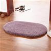 YAOTT Tappeto da Bagno Assorbente Antiscivolo Tappeto Peluche in Microfibra Spessi Lavabili in Lavatrice Tappetini Zerbinando Morbido Facile da Pulire per Vasca Doccia e Bagno Viola grigio 60X90CM