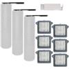 Generic Kit di accessori di ricambio per spazzola e filtro compatibile con aspirapolvere Tineco Floor ONE S7 FlashDry / S6 FlashDry Smart Cordless Wet Dry e Wet Dry con 3 spazzole a rullo + 4 filtri