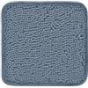 PureSwan Piccoli tappeti da bagno 30x30 cm - Tappetino da bagno lavabile e assorbente, antiscivolo, spessi e morbidi in ciniglia per bagno, doccia, lavabo (blu)