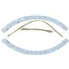 SPORTARC Striscia LED per ventilatore da soffitto, modulo di ricambio per 24 W x 2, pannello lampada per ventilatore a soffitto, kit di ricambio per illuminazione domestica (striscia luminosa)