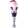 EDZARD Tappo per bottiglia Santa (altezza 11 cm) per champagne, vino e spumante, stile vetro di Murano, fatto a mano