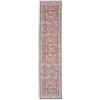 RugVista Galore Oriental, Tappeto, Moderni, 80 x 350 cm, Rettangolare, Pelo corto, Soggiorno, Camera da letto, Corridoio, Lavabile in lavatrice, Terracotta/Beige