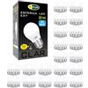 CLAR - Lampadine LED E27 Luce Naturale, Lampadina 4000K, E27 LED 4000K, Lampadine E27 Piccola, 8W (Pack 100)
