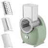 SPORTARC Grattugia elettrica rotativa 3 in 1 per formaggio, affettatrice elettrica per verdure, affettatrice per verdure, affettatrice per zucchine, patatine fritte, insalata di verdure (B)