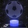 Lampephoto.fr - Lampada 3D La Palla Calcio, Lampada Illusoria a Led 3D, Con Lasergravur, Foto Gravur Su Plexiglass, Foto Illusoria, Decorative, Gadget