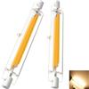 ZJZG R7S LED 78mm Dimmerabile, Lampadina R7S LED 78mm 10W Equivalenti a 100W Lampadine Alogene, Lampadina R7S LED 78mm Bianca Calda 3000K 1000LM, Alta luminosità Nessun Sfarfallio, 2 Pezzi