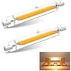 TDDKFB R7S LED 78mm Dimmerabile Lampadine,3000K 1000LM 10W R7S COB LED Bianca Calda,Illuminazione Fascio 360°,Equivalenti a R7s 100W Lampada Alogena,Nessun Sfarfallio,4 pezzi