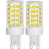 EIMOPE Lampadine G9 LED Dimmerabile, 10W Equivalenti a 100W, Luce Bianca Calda 3000K, 1000lm, per Armadi, Applique da Cucina, Plafoniere, Lampade da Tavolo, Luci da Accento, Senza Sfarfallio, 2 Pezzi