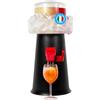 Sprizzer - Sprizzer Machine per lo Spritz, Dispenser con Miscelatore per Aperitivo e Aperol Spritz, Contenitore per Ghiaccio, 3L, Erogatore Manuale senza Elettricità o Batterie, Nero, Made in Italy