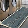 GISPOG Tappeto per lavanderia da fattoria, antiscivolo, lavabile in lavatrice, decorazione per cucina, bagno, bagno e bagno, grigio arrugginito (183 x 61 cm)