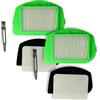 vhbw set filtri/spazzola (8 pzz.) compatibile con Rowenta City Space Cyclonic RO2529WA4Q0, RO2529WA4Q1, RO2543, RO2522, RO2529WA aspirapolvere