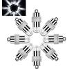 Vanble 30pz Impermeabile LED Palloncini luci per Lanterne di Carta Palloncini Decorazione (30) (bianca)