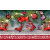 TAPPETIK Tappeto natalizio, Passatoia in Stampa Digitale NATALE Alta qualità, Ampia Gamma di Colori e Disegni (Serie Digit NATALE) (Natale 32, 52 x 90 cm)