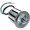 Planetitaly Faretto led RGB 12W spot 24v 50mm luce lampada sincronizzabile dmx Lampadina led RGBW Dimmerabile 24Vac dc RGB+3000K Angolo luce 38° 1080 Lumen