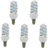 TECNOLUX EURO-LAMPADINA LED MINI SPIRAL E14 5 W (pacK 5) (6500K)